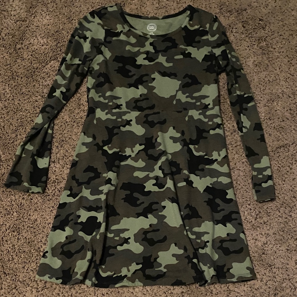 Girls Camouflage Dress